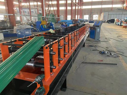 Cold Metal Shaping 0.3mm Downspout Roll Forming Machine